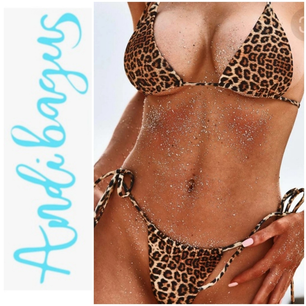 Andi Bagus Cheeta String Bikini XS